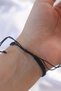 Gold Color Zircon Stone Crown Figure Macrame Bracelet - 2