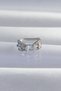 Brass Silver Color Zircon Stone Plated Earcuff Earring