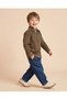 Boys Olive Corduroy Shirt - 2