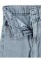 Civil Girls' Stone Printed Trousers |   Denim Printed |   School Nursery and Daily Use - Blue - 3