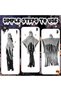 Halloween Hanging Decorations with Skeleton Ghosts Grim Reaper Props Skull Gauze Grimace Hanging Ghost for Halloween Decoration - 2
