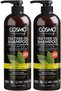 Cosmo Hair Naturals Anti Dandruff Tea Tree Oil Shampoo 480ml Pack Of 2 | Scalp Therapy & Flake Free | Reduces Breakage | Sulfate & Paraben Free | For All Hair Types | For Men & Women | Deep Cleansing
