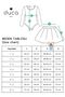 Hat and Rabbit Print Sparkling Long Sleeve Bodysuit & Black Tutu Skirt - 5