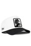 Black-White Baseball Cap with Horse Logo