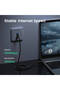 كابل إيثرنت Cat6 U/UTP بـ 8 أسلاك، 1.5 متر، أسود - 3