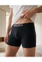 Men's Premium Lyocell Short Leg Boxer Black