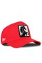 Red Baseball Cap with Horse Logo