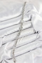 Brass Zircon Stone Oval Model Silver Color Women's Bracelet - 2