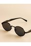 Women Black Round Sunglasses - 2