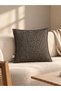 Tessa Dark Brown Throw Pillow Cover (45X45)