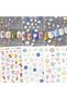 5Pcs Set 5D Embossed Nail Art Stickers Nail Art Decals For Nail Art Decoration Self Adhesive Nail Art Supplies For Women And Girls - 8