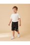 Boys Black Cargo Shorts - 2