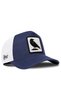 Karga Logo Cordura Navy Blue-White Trucker Hat