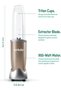 900 Watts, 7pc Accessories, Multi-Function High Speed Blender, Mixer System With Nutrient Extractor, Smoothie Maker, Copper Gold, NB9-1012, 1-year limited - 4