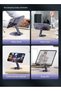 2PCS 360° Rotating Desktop Phone Tablet Stand, All Metal Foldable Adjustable Holder with Heavy Base, Compatible with Phones & Tablets Under 9 Inch for Office/Entertainment/Study - 5