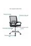 Premium Mesh Office Staff Chair: Ergonomic Design, Advance Lumbar Support, Tilt Mechanism, and Grey PU Wheels - Elevate Your Workspace Comfort | The Perfect Office, Desk, or Work Chair - 4