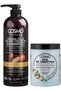 Cosmo Advanced Damage Hair Care Combo | Argan Oil & Wheat Protein Shampoo & Moroccan Argan Hot Oil Treatment Cream 1000ml | Intense Moisturizing & Damage Care | Sulfate & Paraben Free