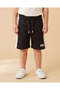 Boys Black Cargo Shorts