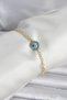 Brass Gold Color Evil Eye Model Women's Bracelet