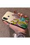 Cactus Patterned Phone Case with Silicone Edges and Acrylic Hard Back Panel Compatible with Samsung Galaxy A30/A20 - 3