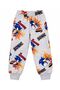 Boy's Cotton Fleece-Lined Gray Sonic Patterned Long Sleeve Winter Pajamas Set - 4