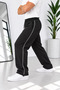 Men's Premium Quality 3-Thread Cotton Side-Tape Baggy Sweatpants - 7