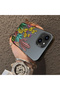 iPhone 13 Mini Compatible Acrylic Hard Back Panel with Silicone Edges Cactus Pattern Phone Case - 4