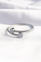 316L Steel Silver Color Oval Accessory Twist Model Bracelet and Ring Combination - 4