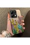 Phone Case for Xiaomi Redmi Note 13 4g Compatible Acrylic Hard Back Panel with Silicone Edges Cactus Pattern - 3