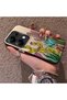 Xiaomi Redmi Note 14S Compatible Acrylic Hard Back Panel with Silicone Edges Cactus Patterned Phone Case - 3