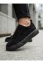 Ba0581 Men's Sneaker Daily Casual Sports Shoes Black Suede Black Sole - 7