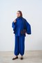 Women's Bow Detail Tracksuit Set Saks Blue - 2