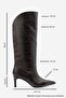 Merlyn Brown Print Women's Heeled Boots - 4