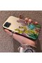 Realme C20/C20A Compatible Acrylic Hard Back Panel with Silicone Edges Cactus Patterned Phone Case - 3