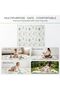Auto Family 180 * 200cm Baby Play Mat Foam Folding Floor Mat, Soft Crawling Mat for Infants & Toddlers, Non-Toxic Waterproof Reversible Kids Playmat, Thick Anti-Slip Activity Mat (Pink) - 3