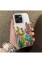 Tecno Spark 40 Compatible Acrylic Hard Back Panel with Silicone Edges Cactus Pattern Phone Case - 2