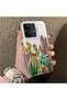 Phone Case for Vivo V60 Lite 4G/5G Compatible Acrylic Hard Back Panel with Silicone Edges Cactus Pattern - 2