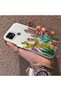 Realme C21 Compatible Acrylic Hard Back Panel with Silicone Edges Cactus Patterned Phone Case - 3