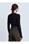 High Collar Cashmere Blend Knit Sweater - 3