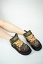 3095 Genuine Leather Nubuck Lace-Up Multi Color Thick Sole Flat Heeled Women's Ankle Boots Real Leather Nubuck - 8
