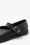 Elakse Women's Genuine Leather Ballerinas - Black - 5