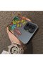 Samsung Galaxy A54 Compatible Acrylic Hard Back Panel Silicone Edged Cactus Patterned Phone Case - 4