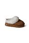 Women's Beige Tan Furry Suede Thick Sole Slippers - 3