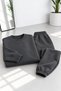 Men's Premium Quality Zero-Collar 3-Yarn Cotton Sweat Suit - 7