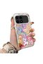 Xiaomi Redmi K90 5g Compatible Acrylic Hard Back Panel with Silicone Edges and Pony Pattern Phone Case