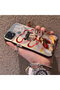Oppo A15/A15S Compatible Acrylic Hard Back Panel with Silicone Edges Opaque Nezha Pattern Phone Case - 3