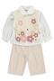 Süzene Sweater Set of 3 for 6-18 Months - Beige