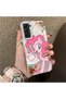 Pinkie Pie Patterned Phone Case with Acrylic Hard Back Panel with Silicone Edges Compatible with Samsung Galaxy S21 Fe - 3