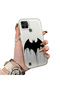 Realme C25Y/C21Y Compatible Acrylic Hard Back Panel with Silicone Edges Batman Patterned Phone Case