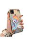 حافظة هاتف Xiaomi Poco C31 متوافقة مع لوحة خلفية صلبة من الأكريليك مع حافة سيليكون بنمط Rainbow Dash